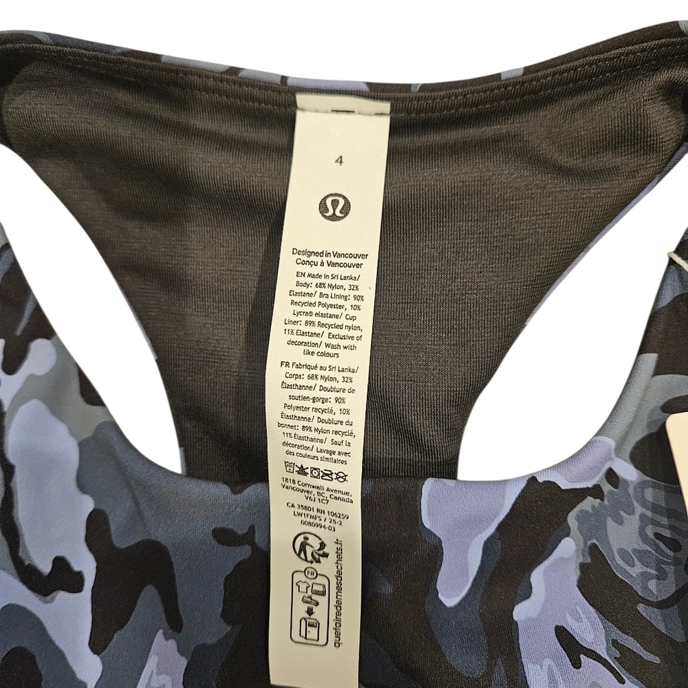 Lululemon NWT Swift Speed Cropped Tank Top in FWMM size 4 - Picture 5 of 5